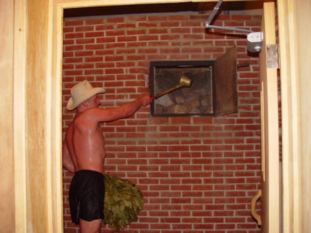 Water on the Brick Oven