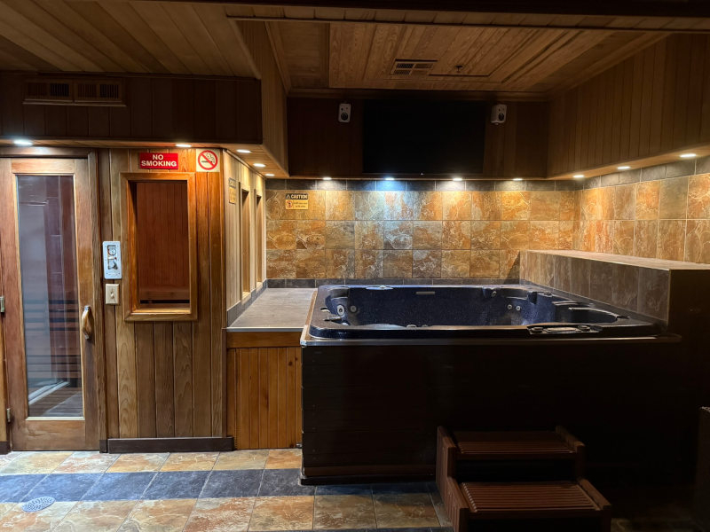 Private VIP Sauna Entrance